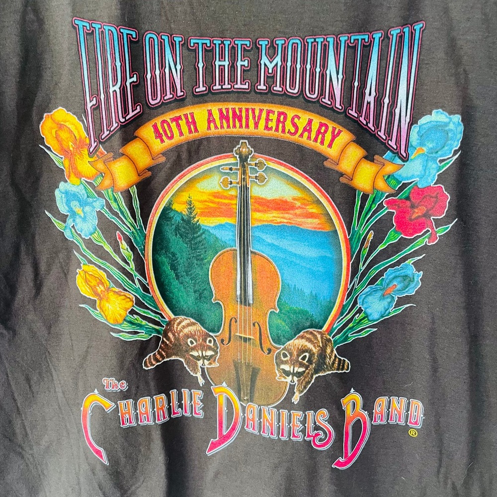 Charlie Daniel’s Band Fire on the Mountain Concert size L - Picture 6 of 10